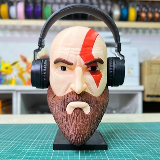 Kratos fone ouvido suporte 3d print model - Mito3D