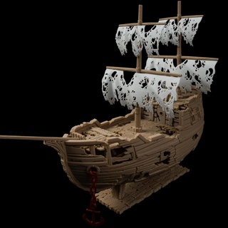 fantôme navire éclairage fantôme navire éclairage 3d print model - Mito3D