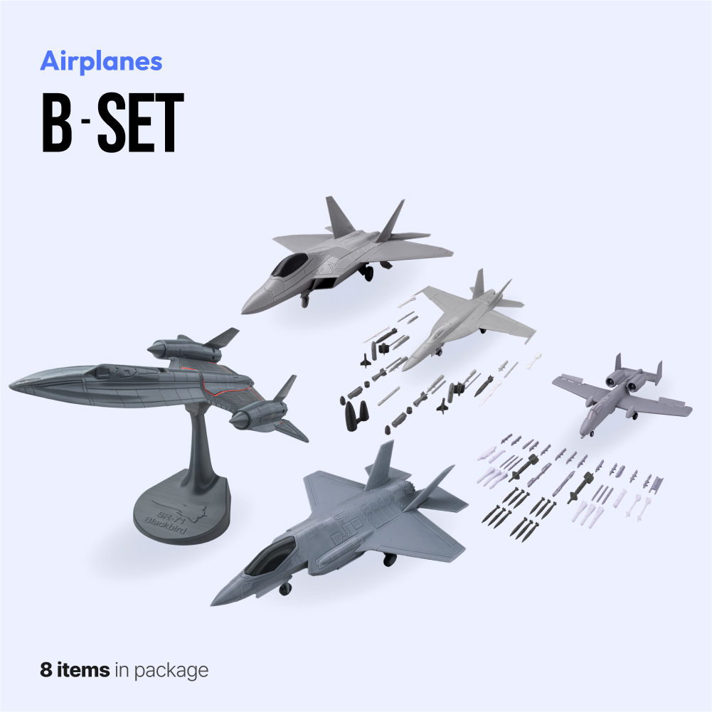 aviones conjunto 2023 3D print model - Mito3D