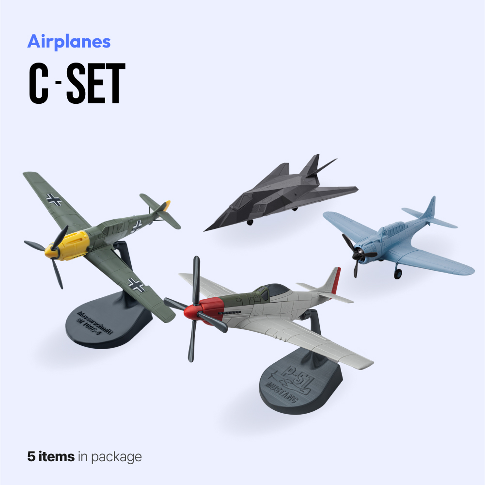 Flugzeuge einstellen 2023 3D print model - Mito3D