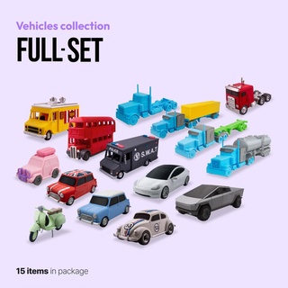 vehicles collection full set - 2023 3d print model - Mito3D