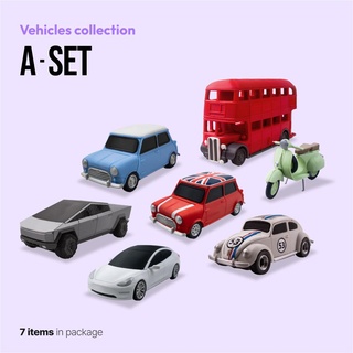 vehicles collection set - 2023 3d print model - Mito3D