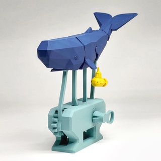 whale submarine whale submarine  3d print model - Mito3D