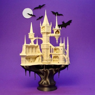 dracula's castle - castlevania 3d print model - Mito3D