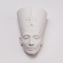 nefertiti máscara pared deco gadget 3d print model - Mito3D