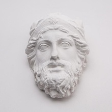 héros athénien masque mural déco gadget 3d print model - Mito3D