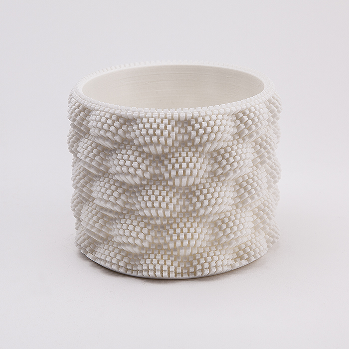 mini vaso fiori cubo gadget 3D print model - Mito3D