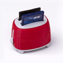 sd card holder - toaster gadget 3d print model - Mito3D