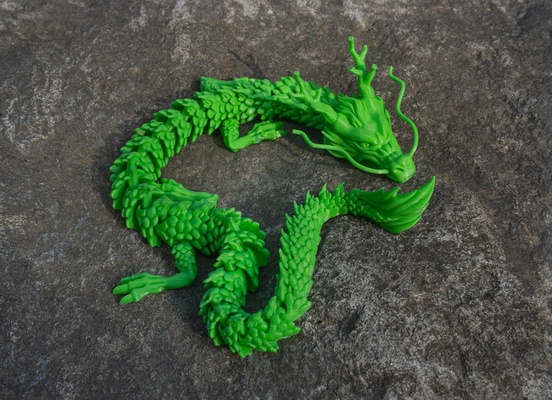 articulated chinese dragon fab365 3d print model - Mito3D