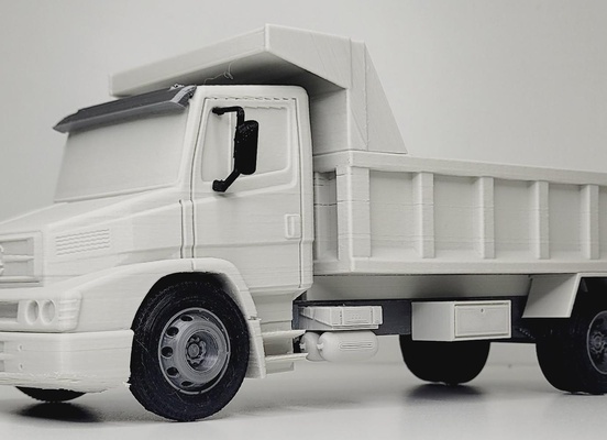 mercedes benz 1620 kipper lkw 1 32 rahmen fab365 3d print model - Mito3D