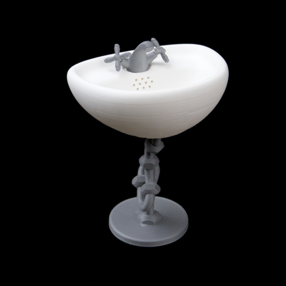 multi Zweck Kopf Waschbecken gadget 3D print model - Mito3D