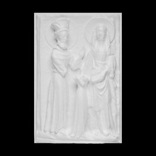 retábulo senhora criança santo Agostinho Varredura cristandade Jesus religião renascimento Maria Cristo altar our lady altariece 3d print model - Mito3D