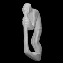 hunchback leaning staff scan mexico sculpture stone huastec veracruz mesamerica 3d print model - Mito3D