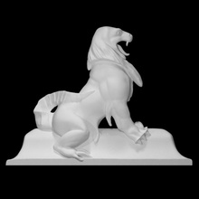 lézard analyse animal sculpture France vitré grès céramique emmanuel fremiet violletle duc 3d print model - Mito3D