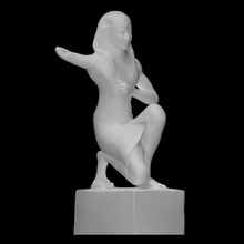 Ritual Zahl Scan Ägypten königlich Skulptur Holz getroffen Photogrammetrie Statuette dynasty 30 souls of pe nekhen 3d print model - Mito3D