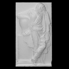 tombstone princess sofia volkonskaya scan female figure woman marble relief 3d print model - Mito3D