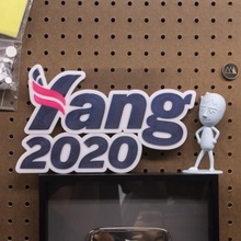 yang 2020 10 signe logo élection campagne Andrew gang Yanggang googleandrewyang 3d print model - Mito3D
