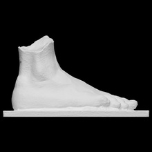 foot athlete scan sculpture athens plaster copy artec cc0 smk openglam artec-eva smk-open national-archaeological-museum 3d print model - Mito3D