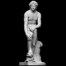 Rondanini Alexandre analyse sculpture guerrier plâtre copie figuratif alexander the great artec smk openglam eva open king philip 3d print model - Mito3D