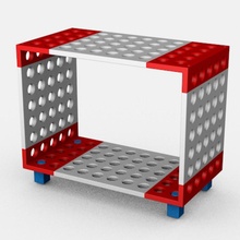 estante mueble 3d print model - Mito3D