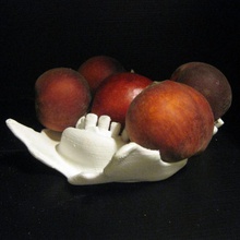 dientes tazón frutas jardín bol decoración fruta fruitbowl 3d print model - Mito3D