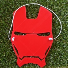 uomo ferro maschera Halloween comico Vendicatori carnevale vendicatore mascara ni os vengadores 3d print model - Mito3D