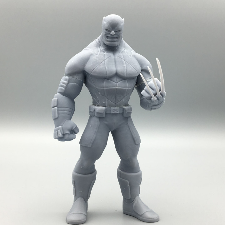 carcajou ventilateur art figure merveille statue zbrush personnage super bande dessinée Men sculpter biologique fanart 3D print model - Mito3D