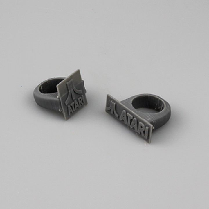 atari ring Schmuck 3D print model - Mito3D