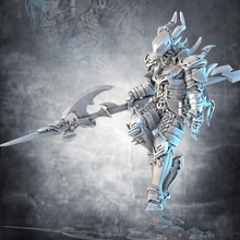 fantezi final Ejderha masaüstü oyun model rpg video oyunu savaş savaşçı minyatür büyücü 3d print model - Mito3D