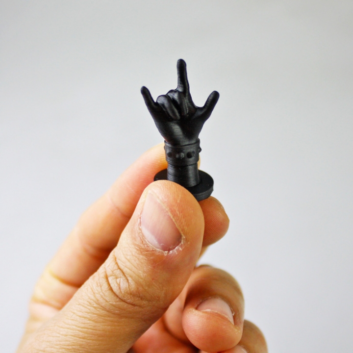 métal cornes résine d'impression jeux société échecs ricmetal ricrock 3D print model - Mito3D