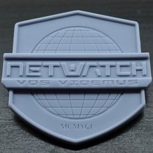 cyberpunk 2077 netwatch distintivo suporte rpg videogames tampo mesa bruxo cyberpunk2077 3d print model - Mito3D