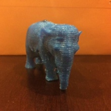 elefante jardín 3d print model - Mito3D