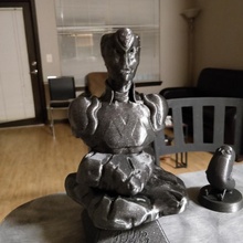 king crimson fan art anime bust manga sculpture blender jojo jjba 3d print model - Mito3D