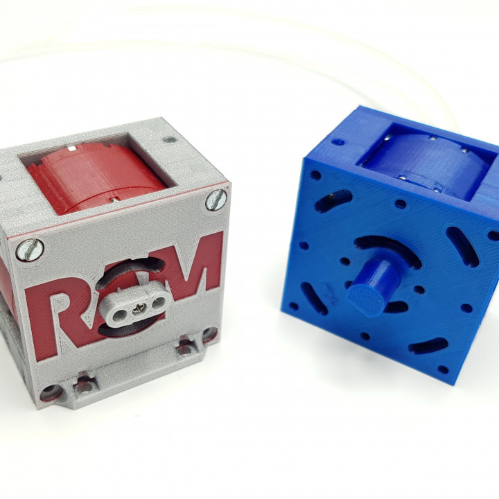 r-52 pneumatic rotary bourke engine engine pneumatic bourke 3D print model - Mito3D