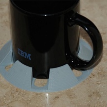 tilt protection customizable cup holder useless 3d print model - Mito3D