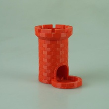 dice tower tabletop castle 3d print model - Mito3D