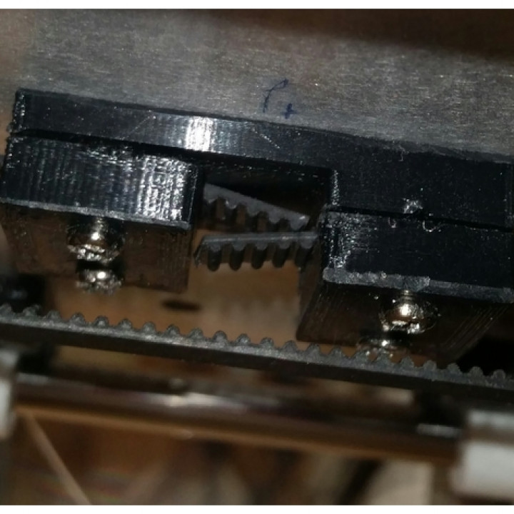 moteur base monter ceinture serrer tronxy p802 construire 3d imprimante 3D print model - Mito3D