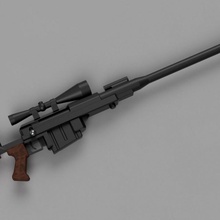 ausfallen Vegas anti material Gewehr Requisiten Cosplay 3d print model - Mito3D