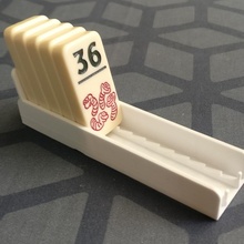 heckmeck tile rack game boardgame pickmino 3d print model - Mito3D