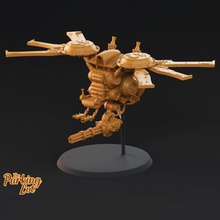 gunner auto drone store 40k fantasy transport vehicle warhammer flying scifi copter 3d print model - Mito3D