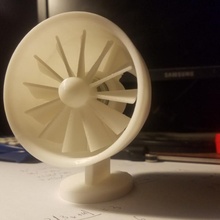 elettrico canalizzato fan kit giardino elettricità 3d print model - Mito3D