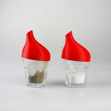 pepper salt cover & garden glass kitchen evocollection 3d print model - Mito3D