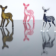 small deer brooch toys & games pin doe pins brooches 3d print model - Mito3D