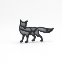fox brooch fashion accessories pin pins brooches 3d print model - Mito3D