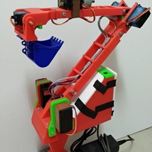arduino basé robotique bras gadgets électronique 3d servo Bras 3d print model - Mito3D