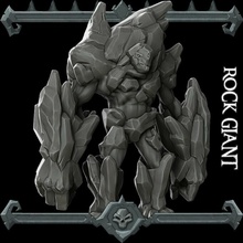 deluxe rock giant tabletop 3d print model - Mito3D