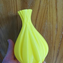 Sehne Vase 1 Garten Blume Kunst Skulptur verdrehte Spiral onshape spiralisieren wasserdicht 3d print model - Mito3D