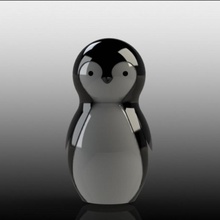pinguino Navidad animal niños lindo fácil pingüino niño snow hielo Madagascar 3danimal 3d print model - Mito3D