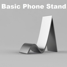 Basic Telefon Stand Gadgets Elektronik einfach Unterstützung minimalistisch minimal 3d print model - Mito3D