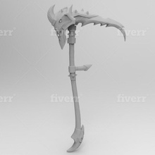 uthalesh deadwing harvester artifact weapon cosplay staff wow worldofwarcraft warlock 3d print model - Mito3D